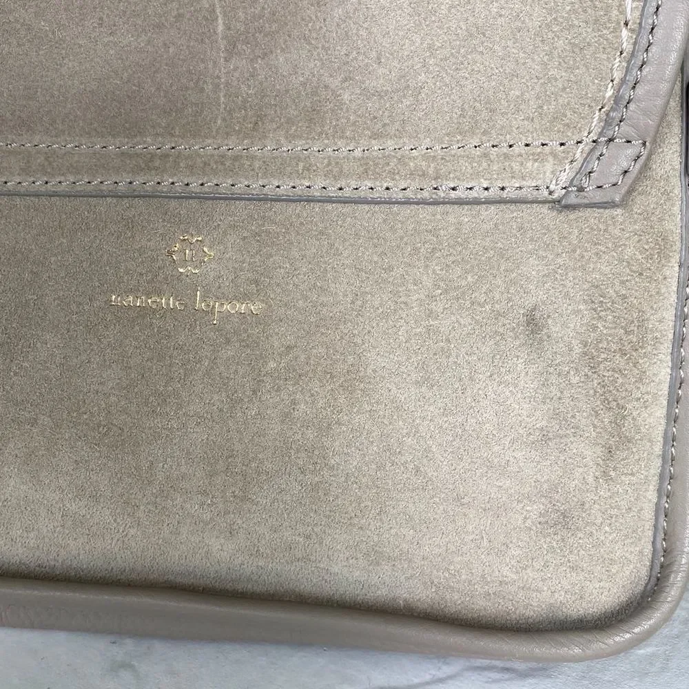 Nanette Lepore Waverly Flap Husky Crossbody Bag Stone OS - Picture 13 of 13